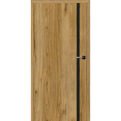 Міжкімнатні Двері Hygge ERIS Black Line Catanya Oak ПВХ плівка-0