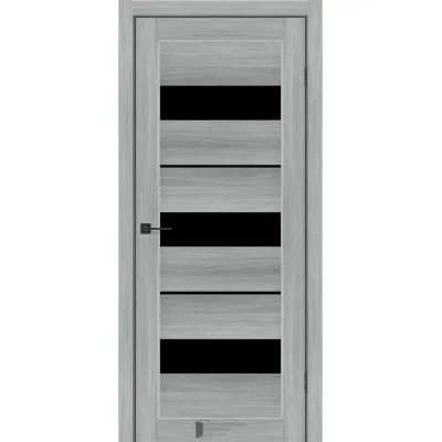 Межкомнатные Двери KFD Secret Черное стекло Ламинатин-2