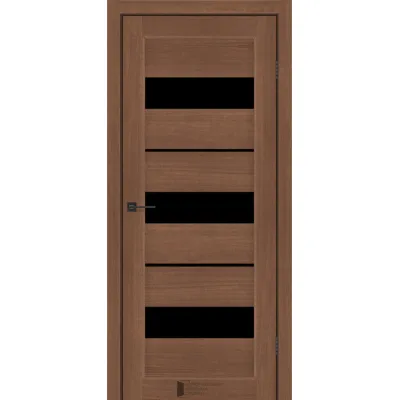 Межкомнатные Двери KFD Secret Черное стекло Ламинатин-3