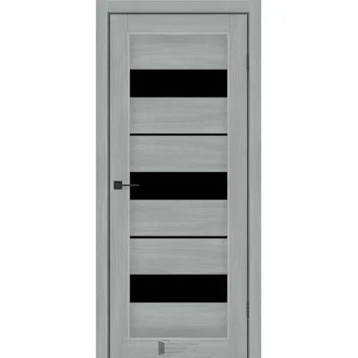 Межкомнатные Двери KFD Secret Черное стекло Ламинатин-8