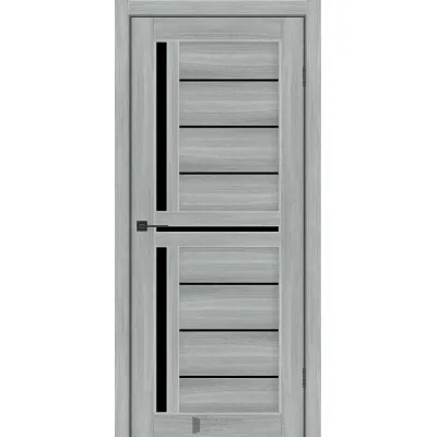 Межкомнатные Двери KFD Sunrise Черное стекло ПВХ плёнка-4