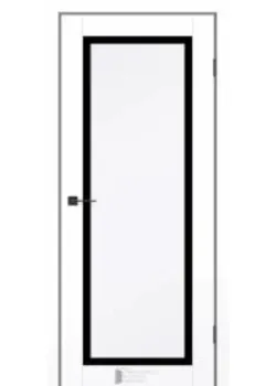 Двері KFD Prestige 6 Чорне скло