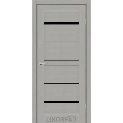 Межкомнатные Двери Korfad Express VISTA Черное стекло ПВХ плёнка-3