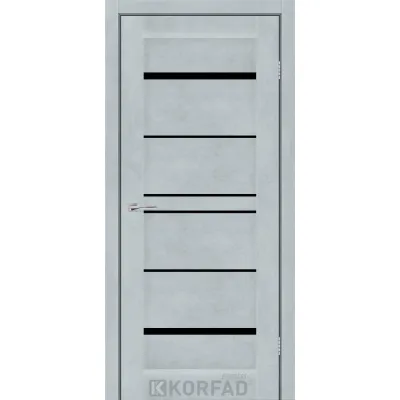 Межкомнатные Двери Korfad Express VISTA Черное стекло ПВХ плёнка-4