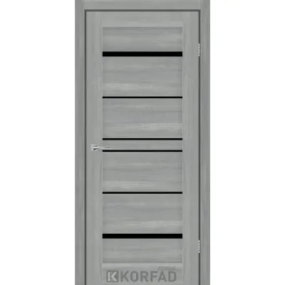 Межкомнатные Двери Korfad Express VISTA Черное стекло ПВХ плёнка-6