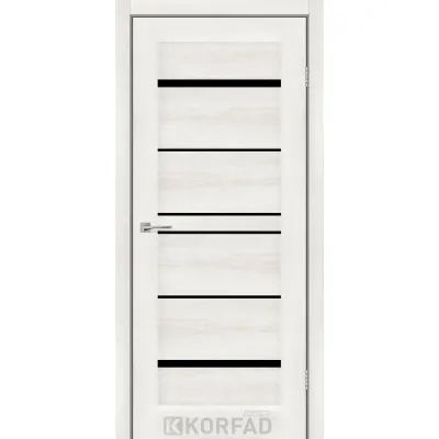 Межкомнатные Двери Korfad Express VISTA Черное стекло ПВХ плёнка-7