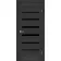 Межкомнатные Двери Korfad Express PESTO Черное стекло ПВХ плёнка-9-thumb