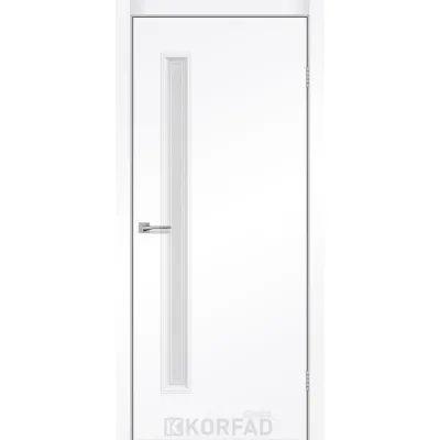 Межкомнатные Двери Korfad Express CORNER GLASS-01 ПВХ плёнка-4