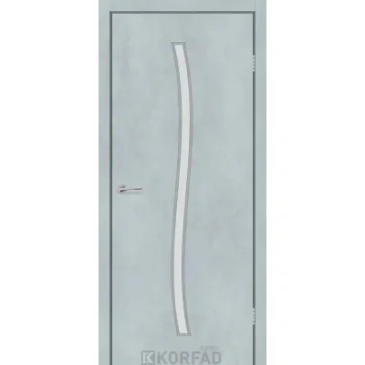 Міжкімнатні Двері Korfad Express CORNER GLASS-04 ПВХ плівка-1