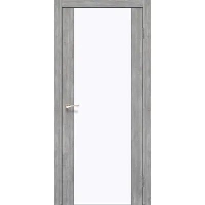Межкомнатные Двери Korfad Sanremo SR-01 белое стекло ПВХ плёнка-3