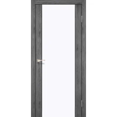 Межкомнатные Двери Korfad Sanremo SR-01 белое стекло ПВХ плёнка-4