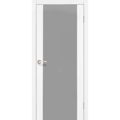 Межкомнатные Двери Korfad Sanremo SR-01 белое стекло ПВХ плёнка-7
