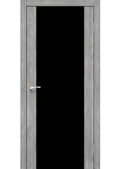 Двери Korfad Sanremo SR-01 черное стекло