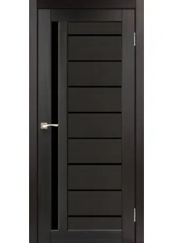 Двери Korfad Venecia Deluxe VND-02 венге Черное стекло
