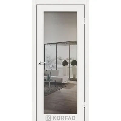 Межкомнатные Двери Korfad Sanvito SV-01 Двухстороннее серебряное триплекс зеркало, 8мм ПВХ плёнка-10