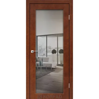 Межкомнатные Двери Korfad Sanvito SV-01 Двухстороннее серебряное триплекс зеркало, 8мм ПВХ плёнка-3