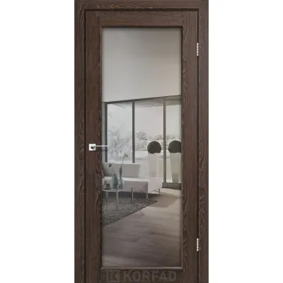 Межкомнатные Двери Korfad Sanvito SV-01 Двухстороннее серебряное триплекс зеркало, 8мм ПВХ плёнка-5