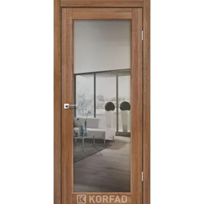 Межкомнатные Двери Korfad Sanvito SV-01 Двухстороннее серебряное триплекс зеркало, 8мм ПВХ плёнка-7