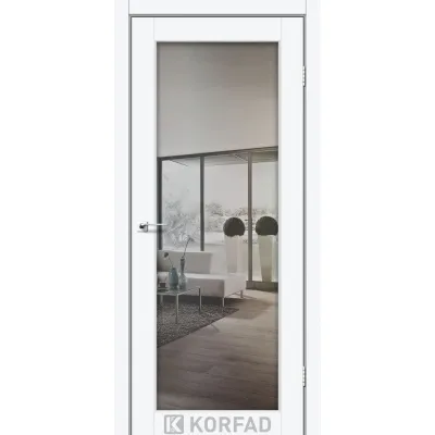 Межкомнатные Двери Korfad Sanvito SV-01 Двухстороннее серебряное триплекс зеркало, 8мм ПВХ плёнка-9