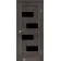 Межкомнатные Двери Korfad Parma PM-10 Черное стекло ПВХ плёнка-6-thumb