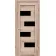 Межкомнатные Двери Korfad Parma PM-10 Черное стекло ПВХ плёнка-6-thumb