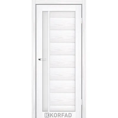 Межкомнатные Двери Korfad Florence FL-01 сатин белый ПВХ плёнка-1