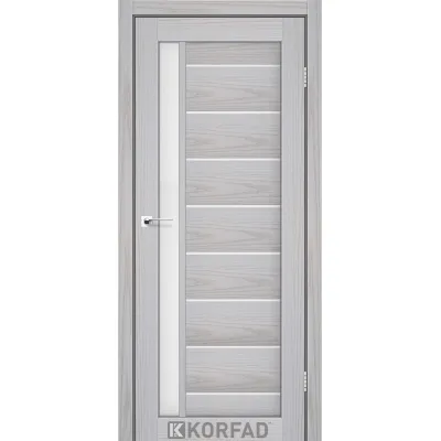 Межкомнатные Двери Korfad Florence FL-01 сатин белый ПВХ плёнка-0