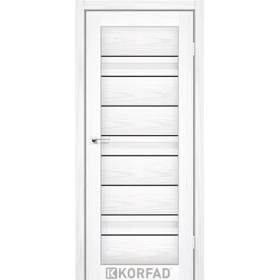 Міжкімнатні Двері Korfad Florence FL-02 сатин білий ПВХ плівка-0