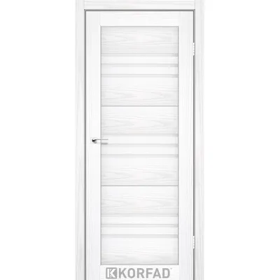 Межкомнатные Двери Korfad Florence FL-05 сатин белый ПВХ плёнка-1