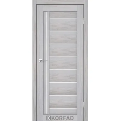 Межкомнатные Двери Korfad Florence FL-06 сатин белый ПВХ плёнка-1