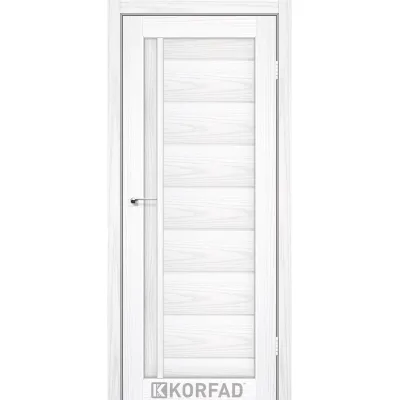 Межкомнатные Двери Korfad Florence FL-06 сатин белый ПВХ плёнка-0