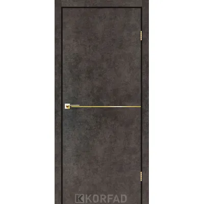 Міжкімнатні Двері Korfad Deco Loft Plato DLP-01 gold ПВХ плівка-1