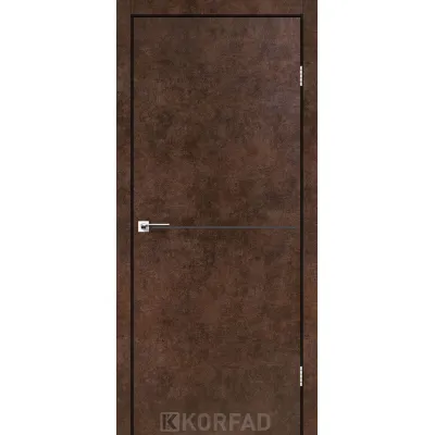 Межкомнатные Двери Korfad Deco Loft Plato DLP-01 antracite ПВХ плёнка-1