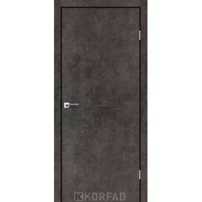 Межкомнатные Двери Korfad Deco Loft Plato DLP-01 antracite ПВХ плёнка-0
