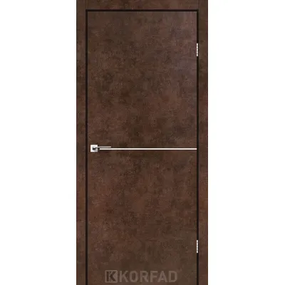 Міжкімнатні Двері Korfad Deco Loft Plato DLP-01 nickel ПВХ плівка-3