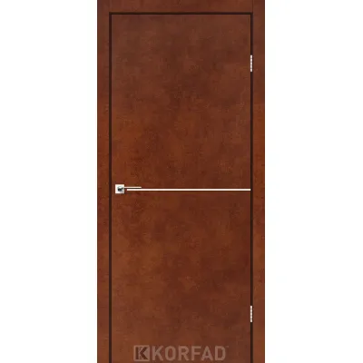 Міжкімнатні Двері Korfad Deco Loft Plato DLP-01 nickel ПВХ плівка-0