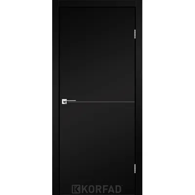 Міжкімнатні Двері Korfad Deco Loft Plato DLP-01 Super PET Antracite ПВХ плівка-0