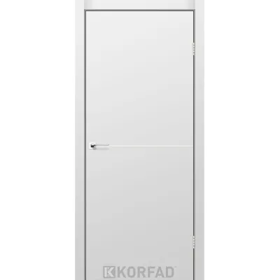 Міжкімнатні Двері Korfad Deco Loft Plato DLP-01 Super PET Nickel ПВХ плівка-1