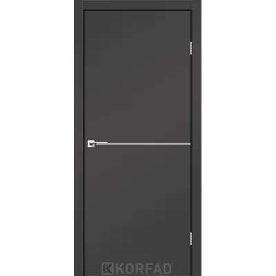 Міжкімнатні Двері Korfad Deco Loft Plato DLP-01 Super PET Nickel ПВХ плівка-3