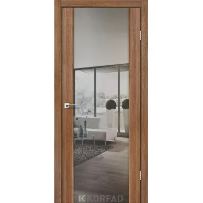 Міжкімнатні Двері Korfad Sanremo SR-01 дзеркало срібло-2