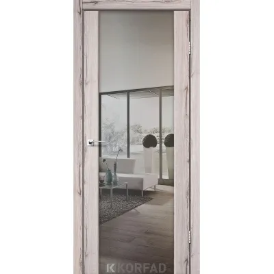 Міжкімнатні Двері Korfad Sanremo SR-01 дзеркало срібло-8