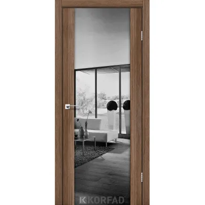 Межкомнатные Двери Korfad Sanremo SR-01 зеркало графит-11