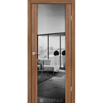 Межкомнатные Двери Korfad Sanremo SR-01 зеркало графит-12