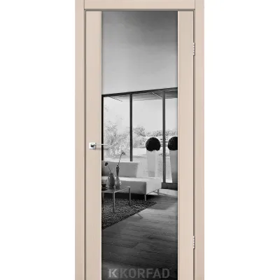 Межкомнатные Двери Korfad Sanremo SR-01 зеркало графит-13