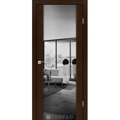 Межкомнатные Двери Korfad Sanremo SR-01 зеркало графит-2