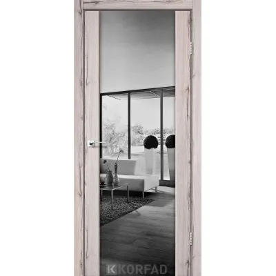 Межкомнатные Двери Korfad Sanremo SR-01 зеркало графит-6