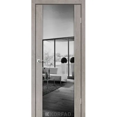 Межкомнатные Двери Korfad Sanremo SR-01 зеркало графит-8