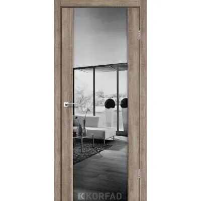 Межкомнатные Двери Korfad Sanremo SR-01 зеркало графит-9