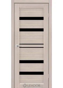 Двери Leador Doors Cremona монблан Черное стекло