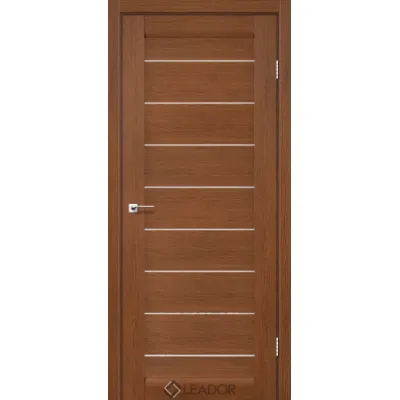 Межкомнатные Двери Leador Doors Neapol браун сатин ПВХ плёнка-0